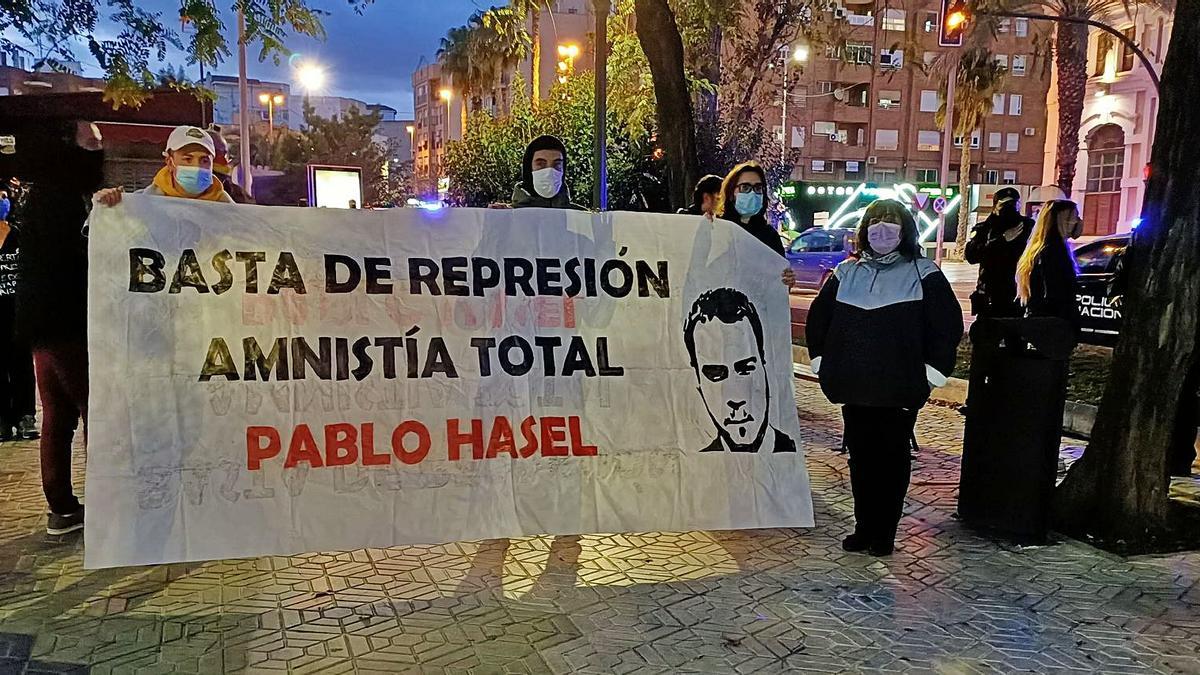 Manifestación para exigir la liberación del rapero Hasél  | MAR I. LEÓN