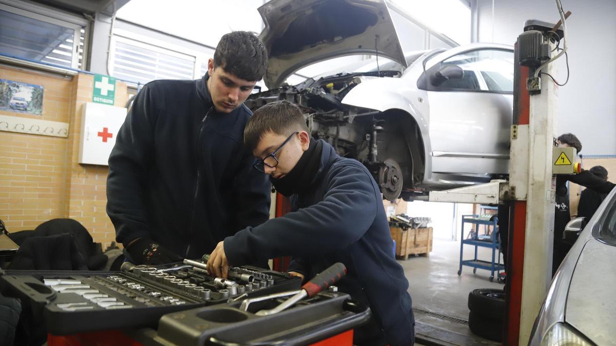 Alumnos de FP del IES Zoco.