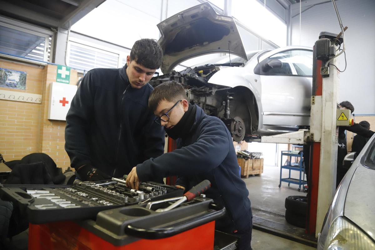 Alumnos de FP del IES Zoco.