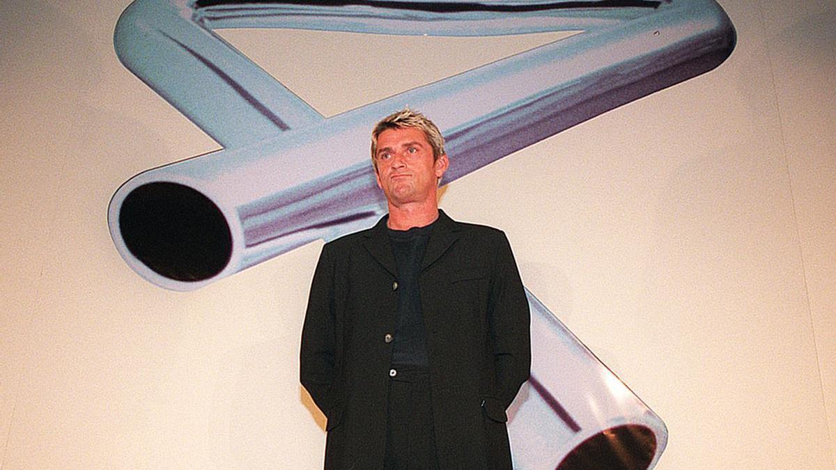 Mike Olfield, en Madrid en 1998, durante la presentación de ’Tubular Bells III’.