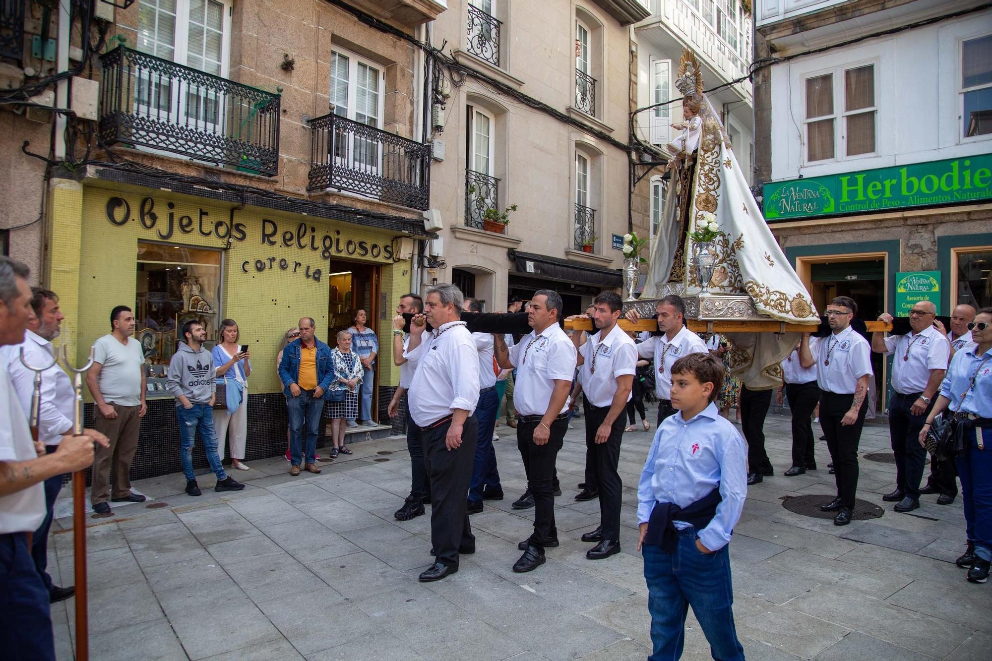 Los marineros de A Coruña celebran la festividad de la Virgen del Carmen