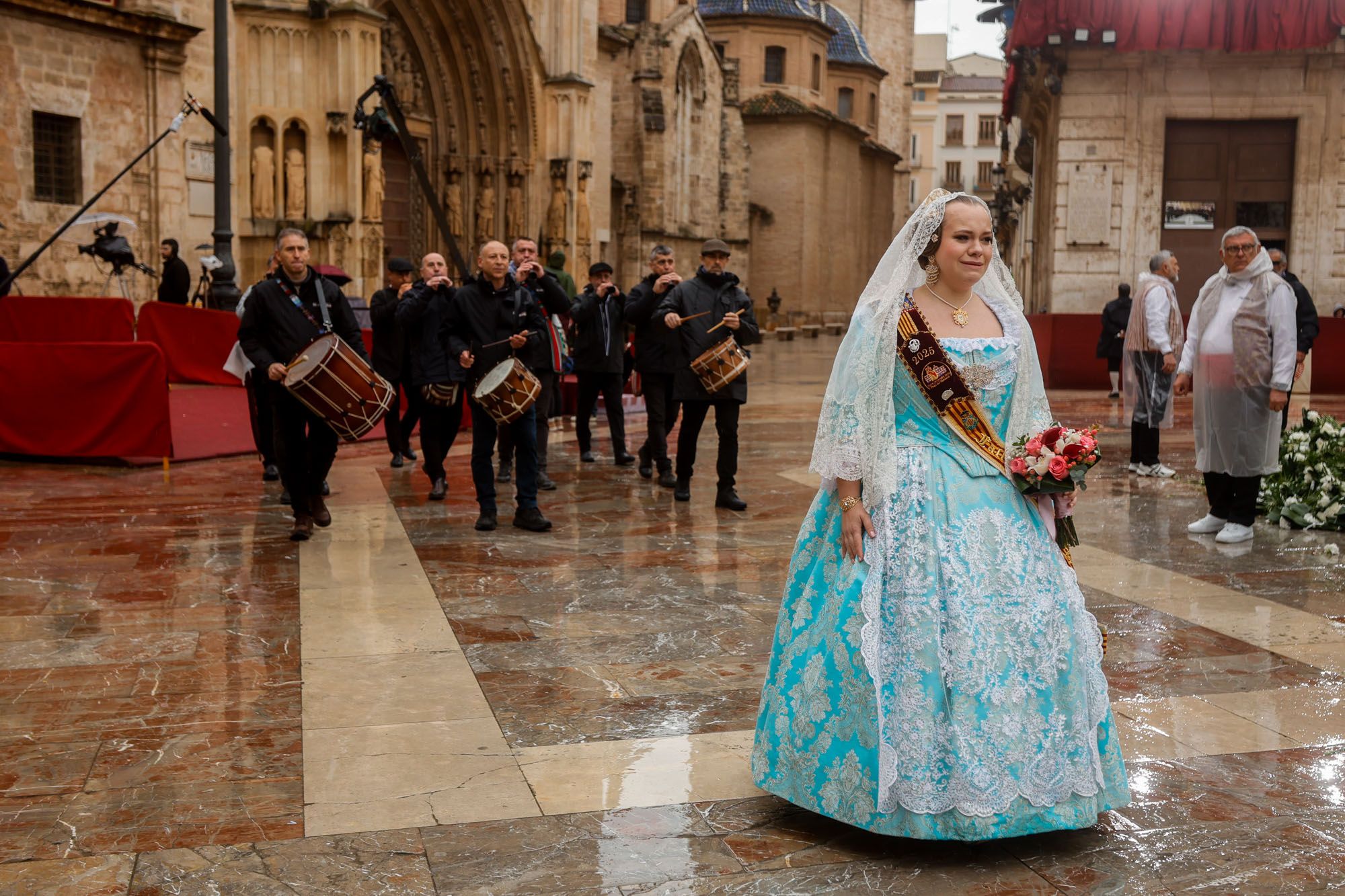 Falleras Mayores en la Ofrenda 2025. Día 18 (2/3)