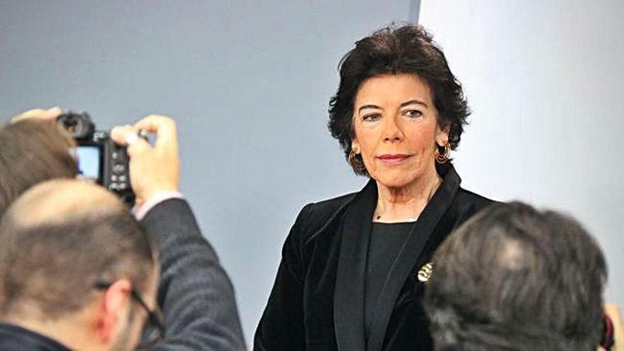 La portaveu del Govern, Isabel Celáa