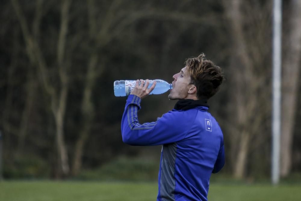 Entrenamiento del Real Oviedo