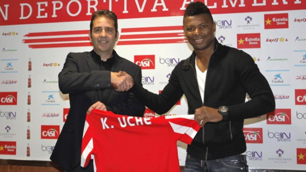 Uche volverá a vestir la elástica del Almeria