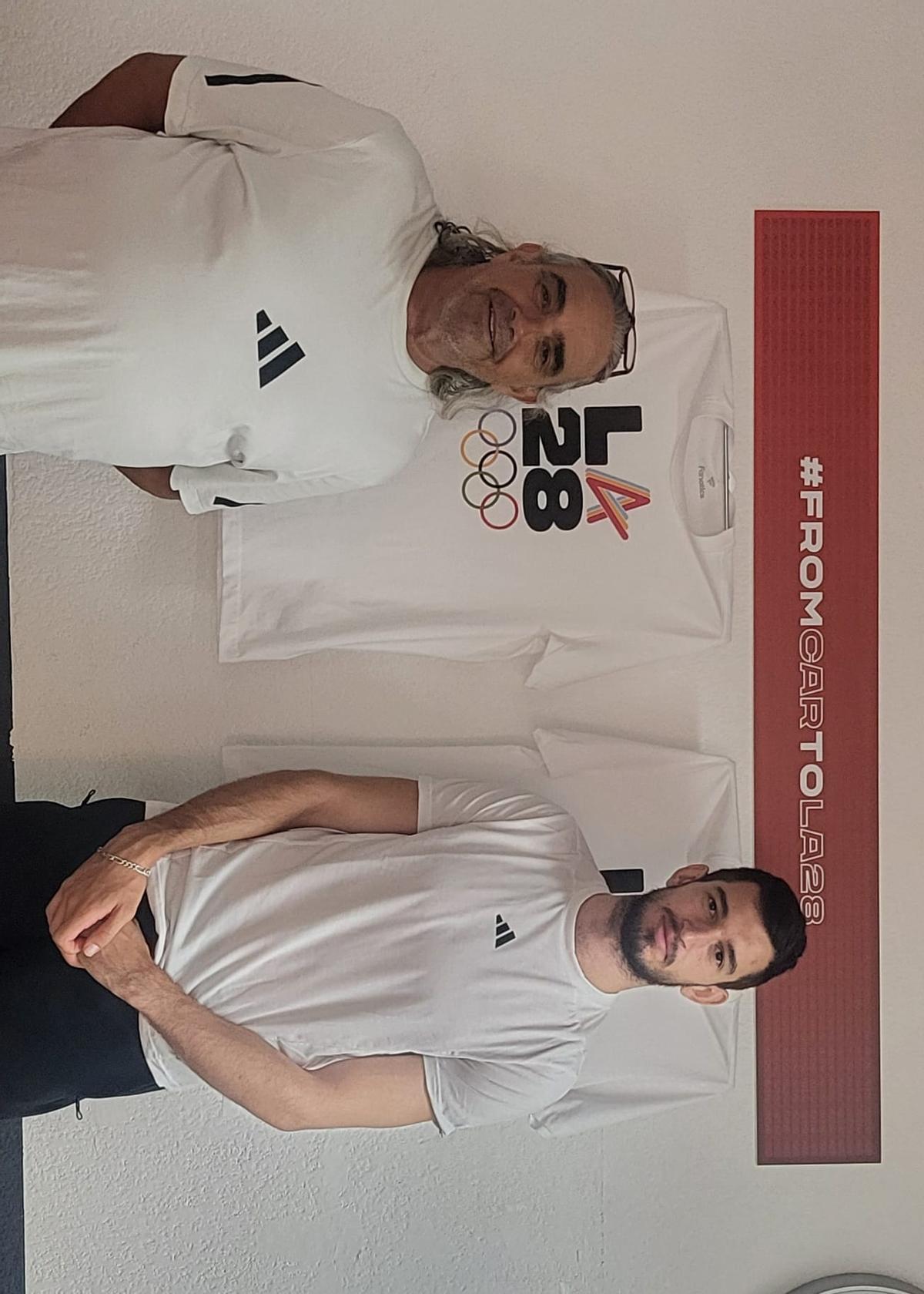 Toni Puig y Quique Llopis, en el Centro de Alto Rendimiento de Sant Cugat