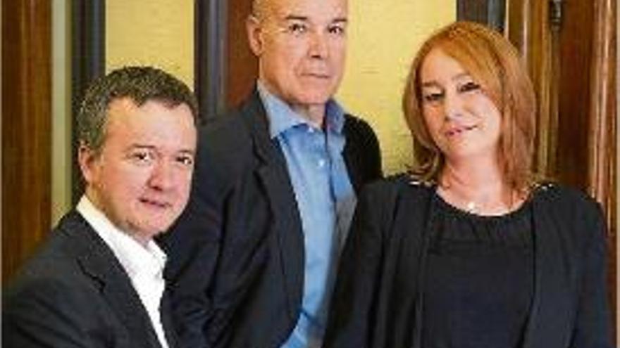Edmon Roch, Antonio Resines i Gracia Querejeta.