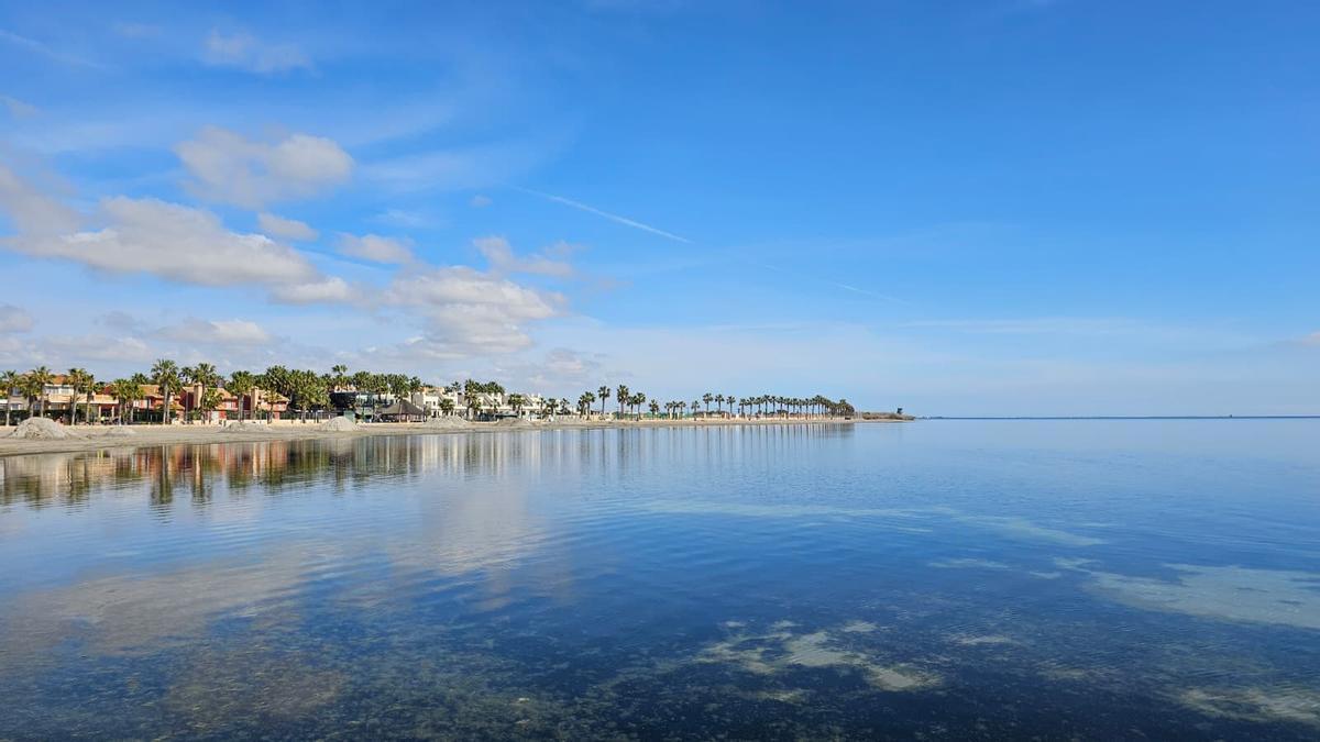 El Ayuntamiento de Los Alcázares impulsa un plan interadministrativo para retirar los fangos de las playas del Mar Menor.