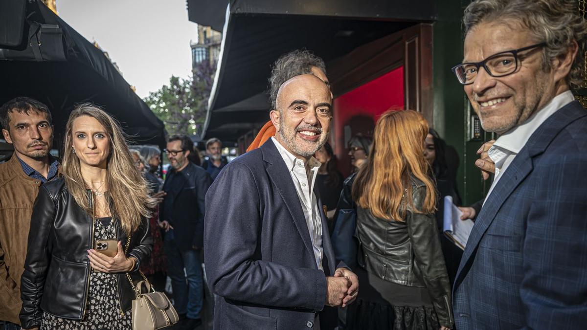 Daniel Sirera y Joan Vehils en la fiesta del suplemento ’abril’ de El Periódico en el Speakeasy (Dry Martini)