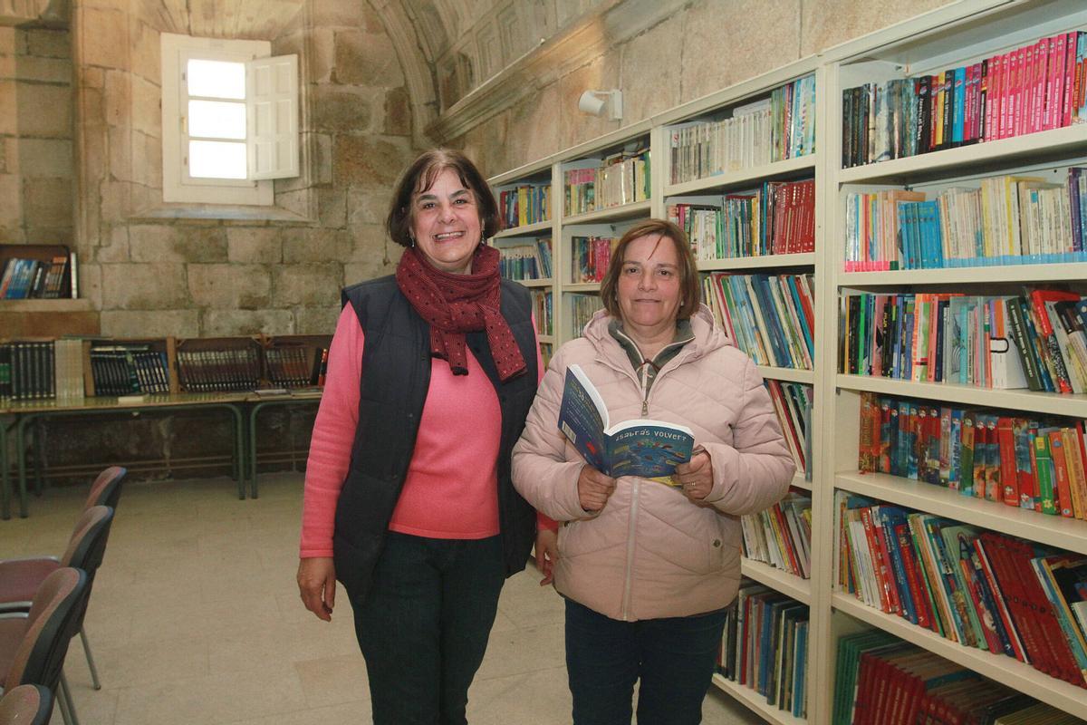 Así es la antigua sala de los monjes convertida en biblioteca pública en Montederramo