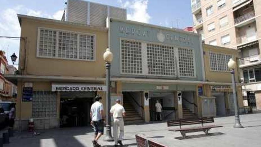 El actual edificio que ocupa el Mercado Central.