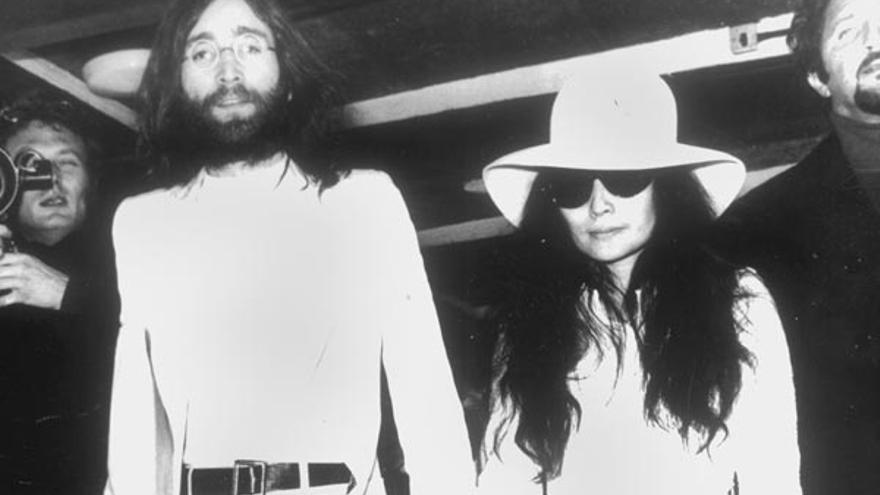 Imagen de archivo de John Lennon y Yoko ONo