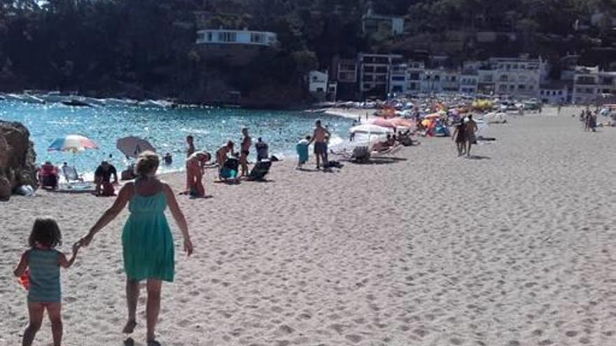 La platja de sa Riera, a Begur, no tindrà bandera blava aquest estiu.