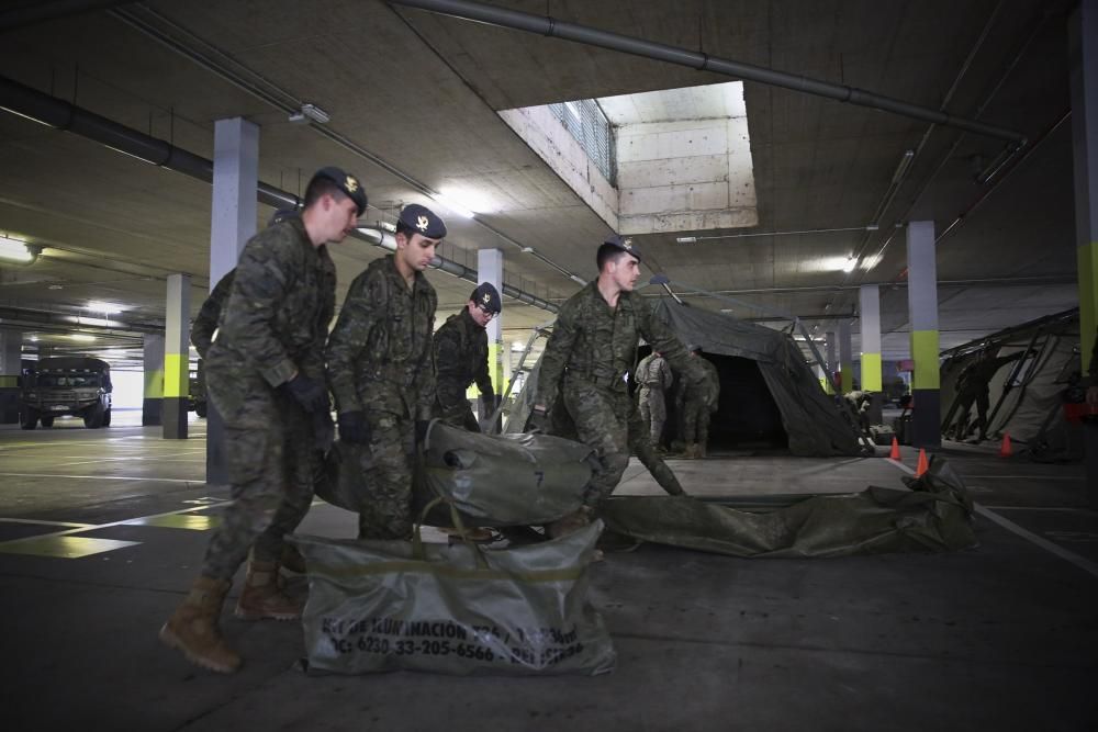 El Ejercito, en el HUCA