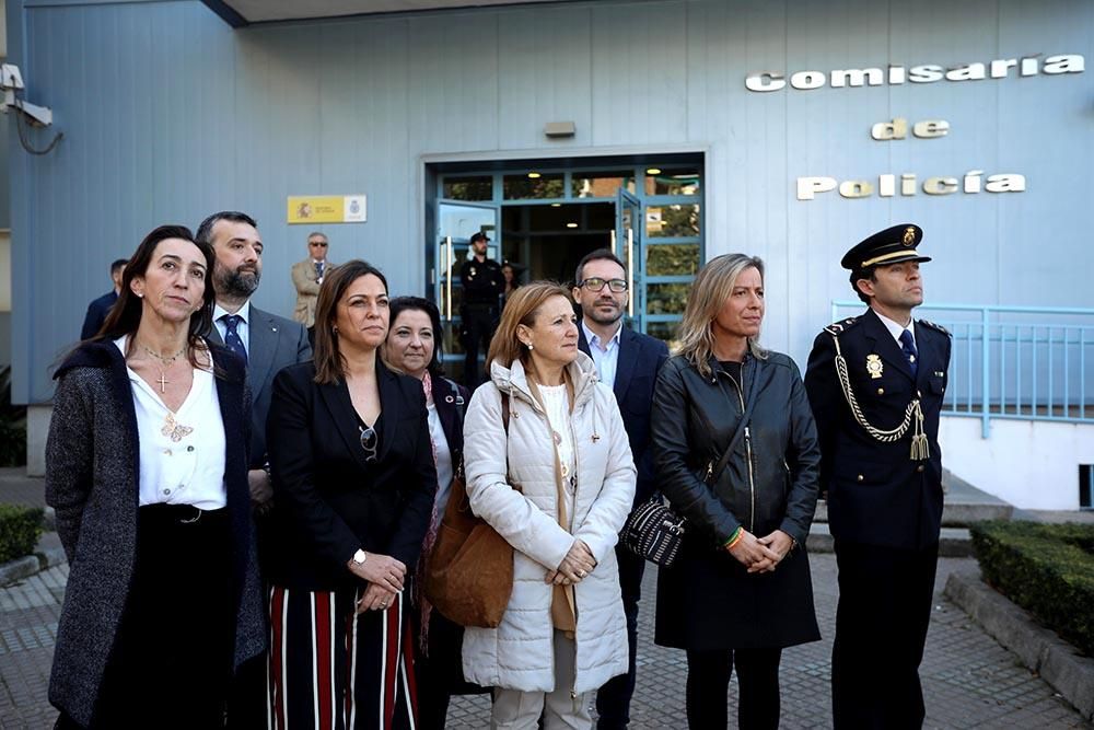 Inauguración del monolito y la plaza de la Policía Nacional