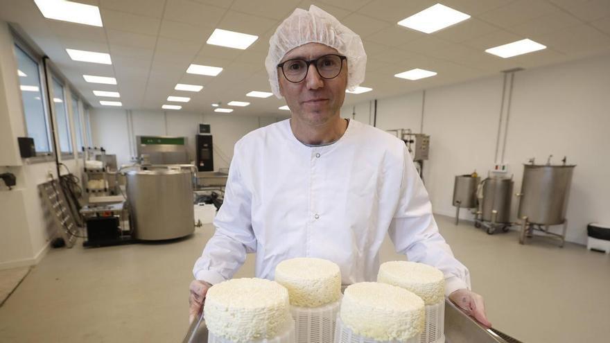 El gamonéu inaugura su futuro en el IPLA de La Corredoria con cuatro ruedas de queso