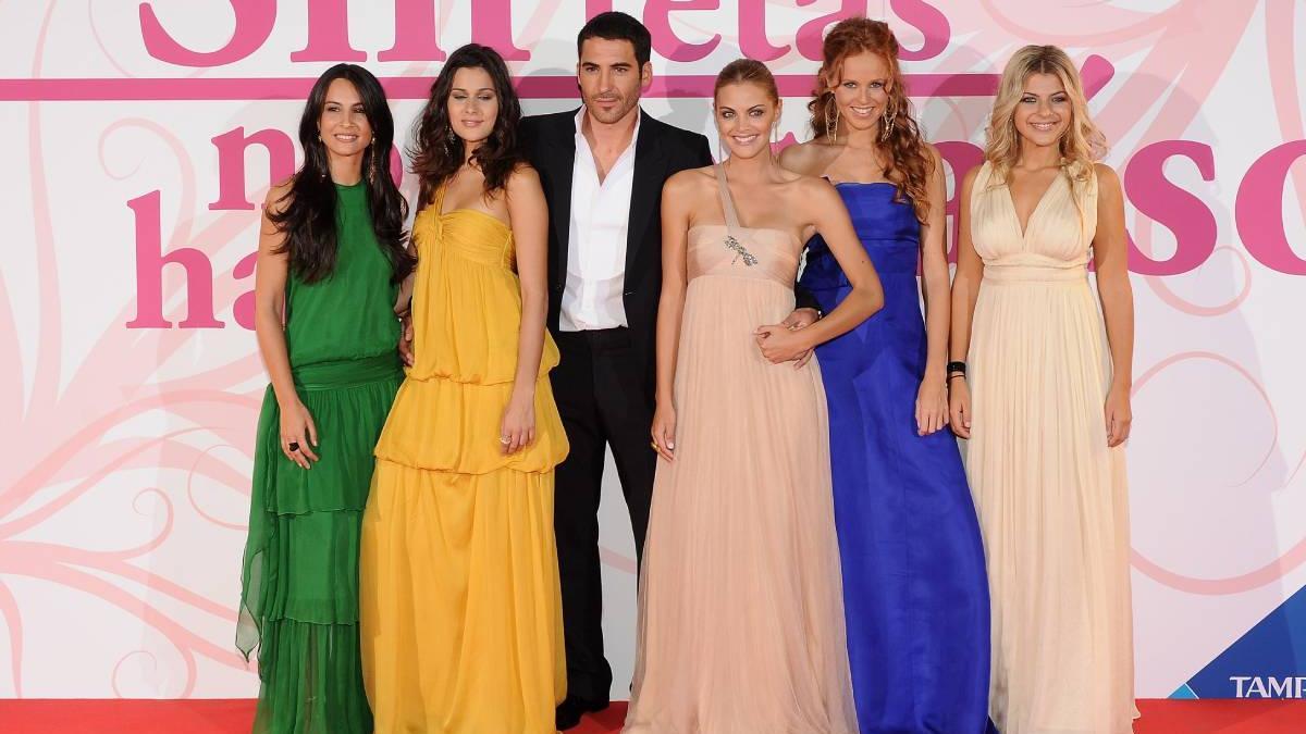 El elenco de Sin tetas no hay paraíso en el año 2008