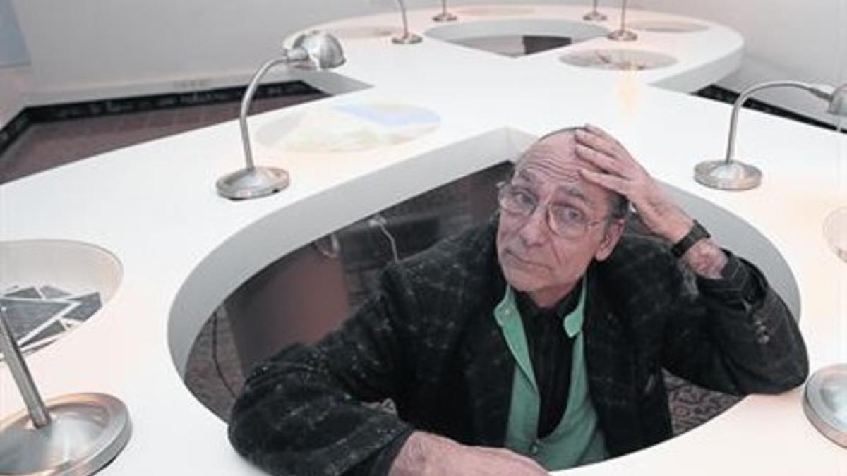 Antoni Miralda, en la sede de Food Cultura, en el edificio Moritz.