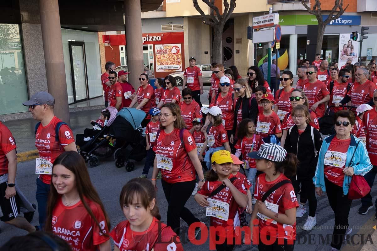 Marcha de la ONG Delwende en Caravaca