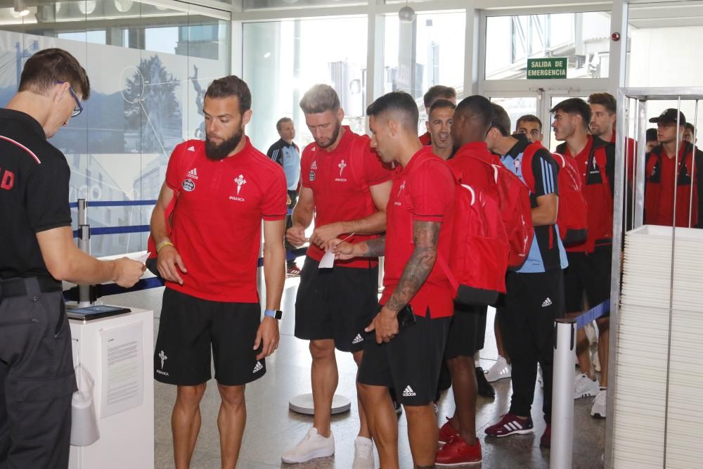 El Celta pone rumbo a su pretemporada en Inglaterra