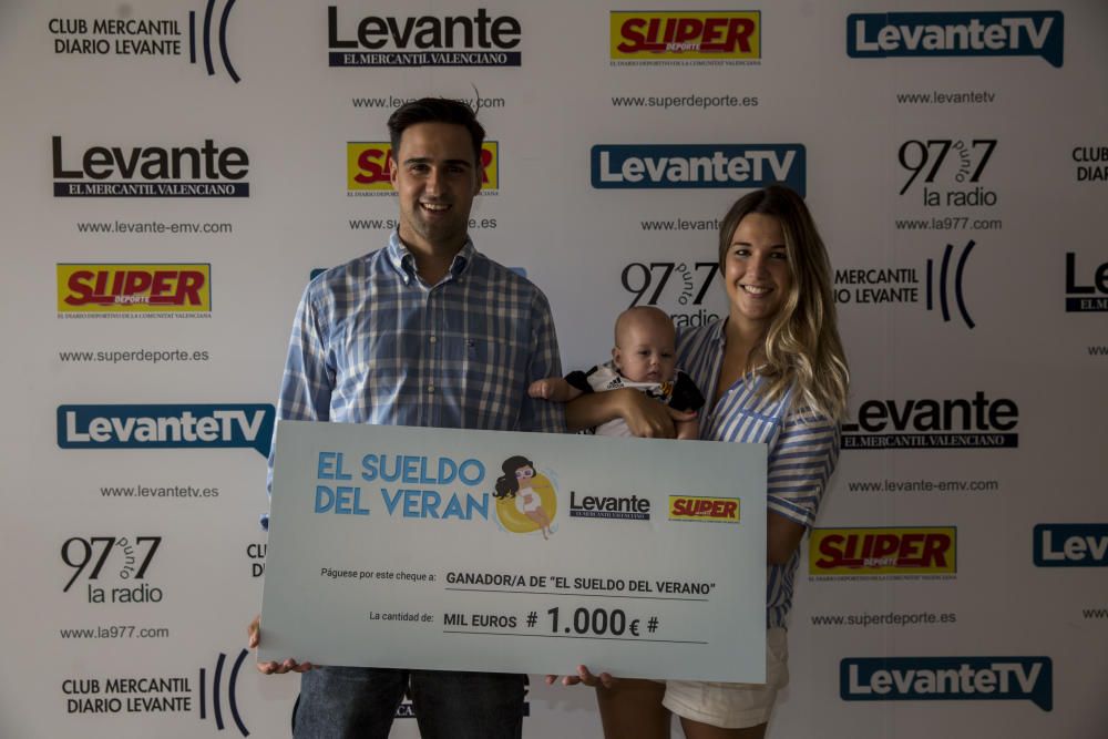 Premiados con el 'Sueldo del verano' de Levante-EMV