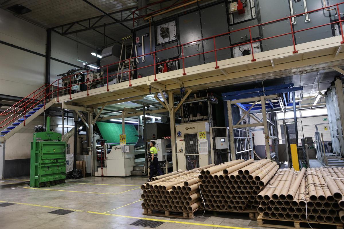 Una planta de producción industrial de la provicia, sector que ha ganado empleos.