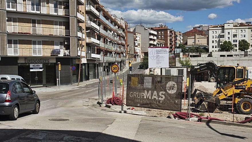 Tram de la carretera del Pont on s&#039;ocuparà un carril a partir d&#039;avui