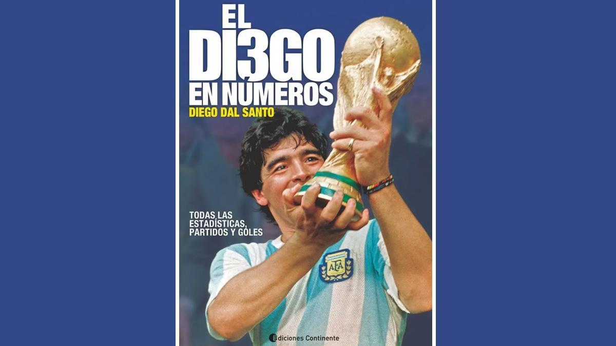 La portada de "El Di3go en números", de Diego Dal Santo