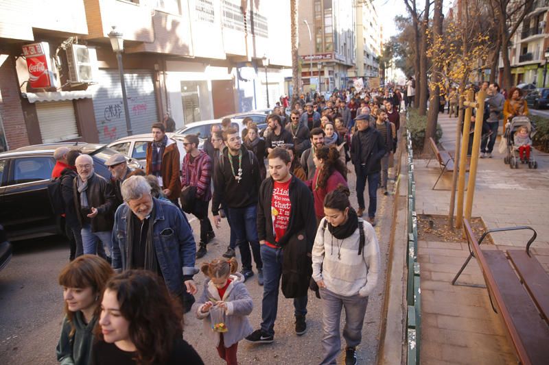 Manifestación contra el PAI de Benimaclet