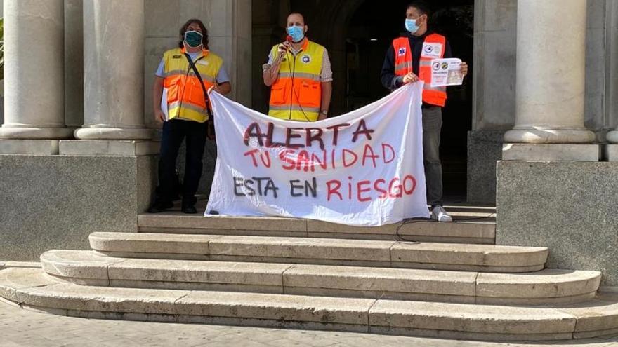 Manifestació personal sanitari comarques gironines