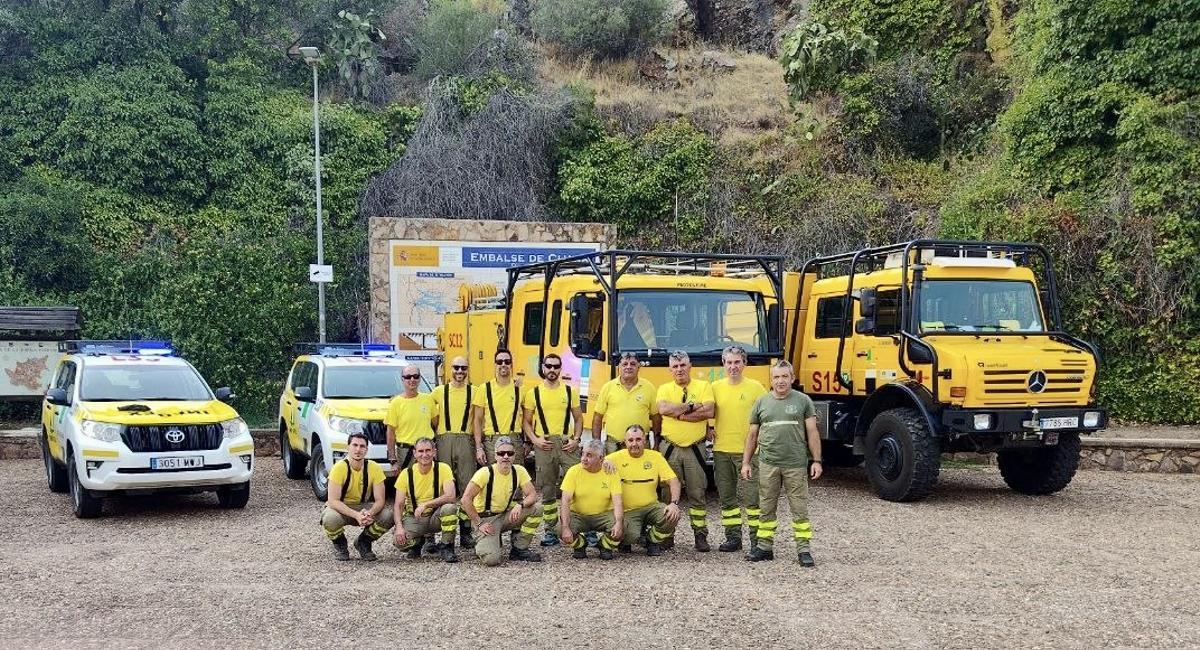 Fotogalería | Extremadura duplica su despliegue de apoyo a la extinción del incendio de Ávila y Madrid