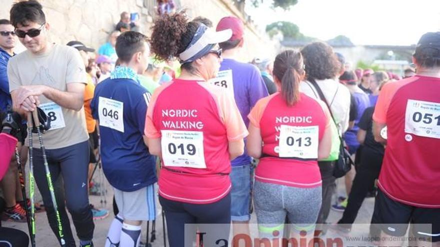 Marcha Nórdica en la mota del río Segura