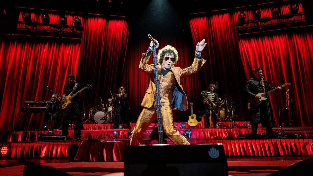 Enrique Bunbury en su concierto del Príncipe Felipe.