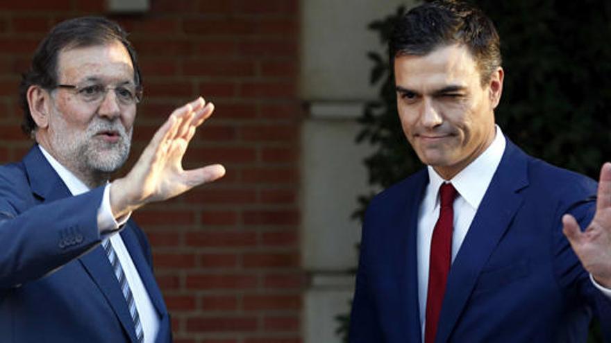 Imagen de archivo de Mariano Rajoy y Pedro Sánchez.