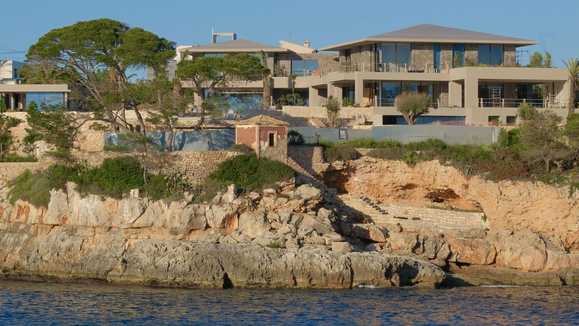 Die Villa von Rafael Nadal in Portocristo im Juni 2023 kurz vor der Fertigstellung