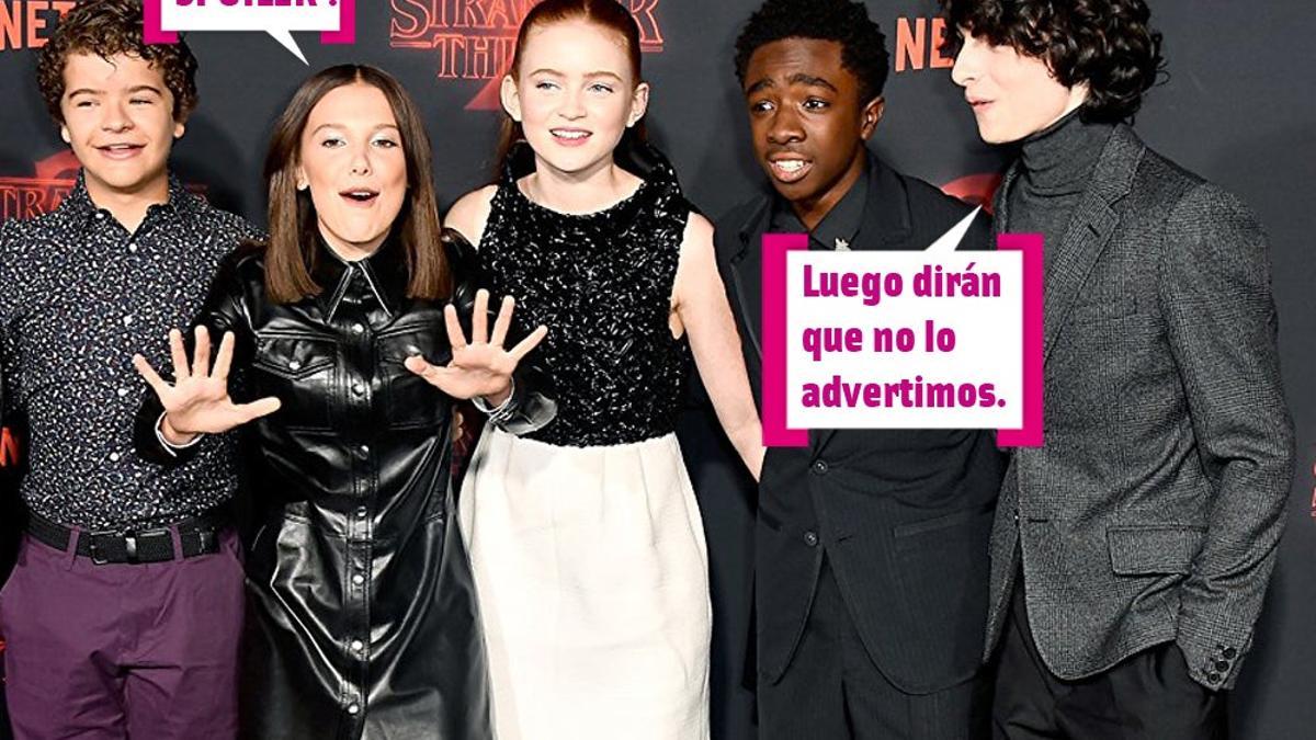 Los niños de Stranger Things advierten de Spoiler