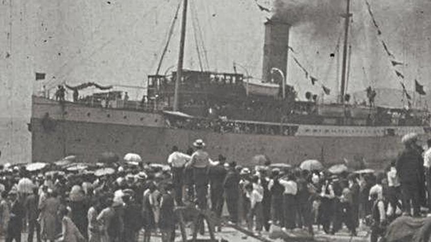 Un moment del film del 1929 sobre el port de Palamós.