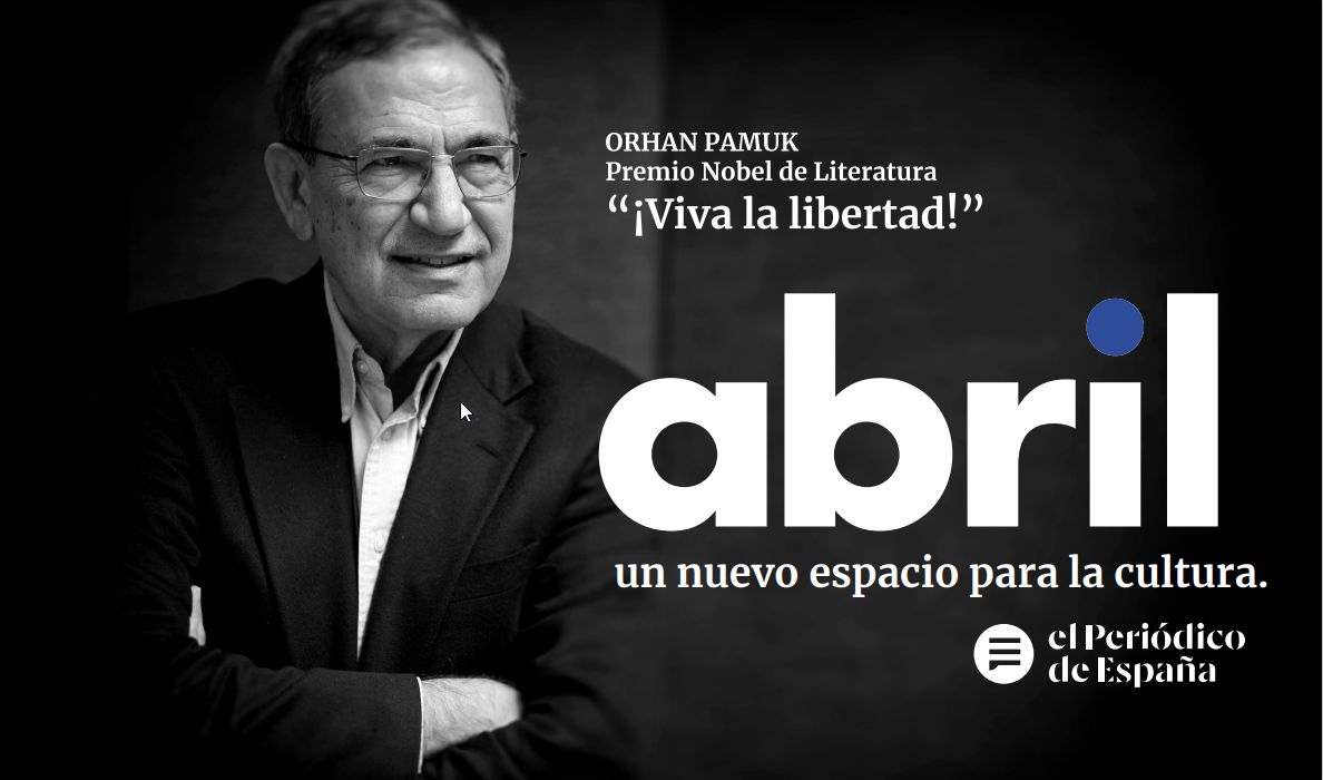 Orhan Pahmuk protagoniza la primera portada de 'abril'.