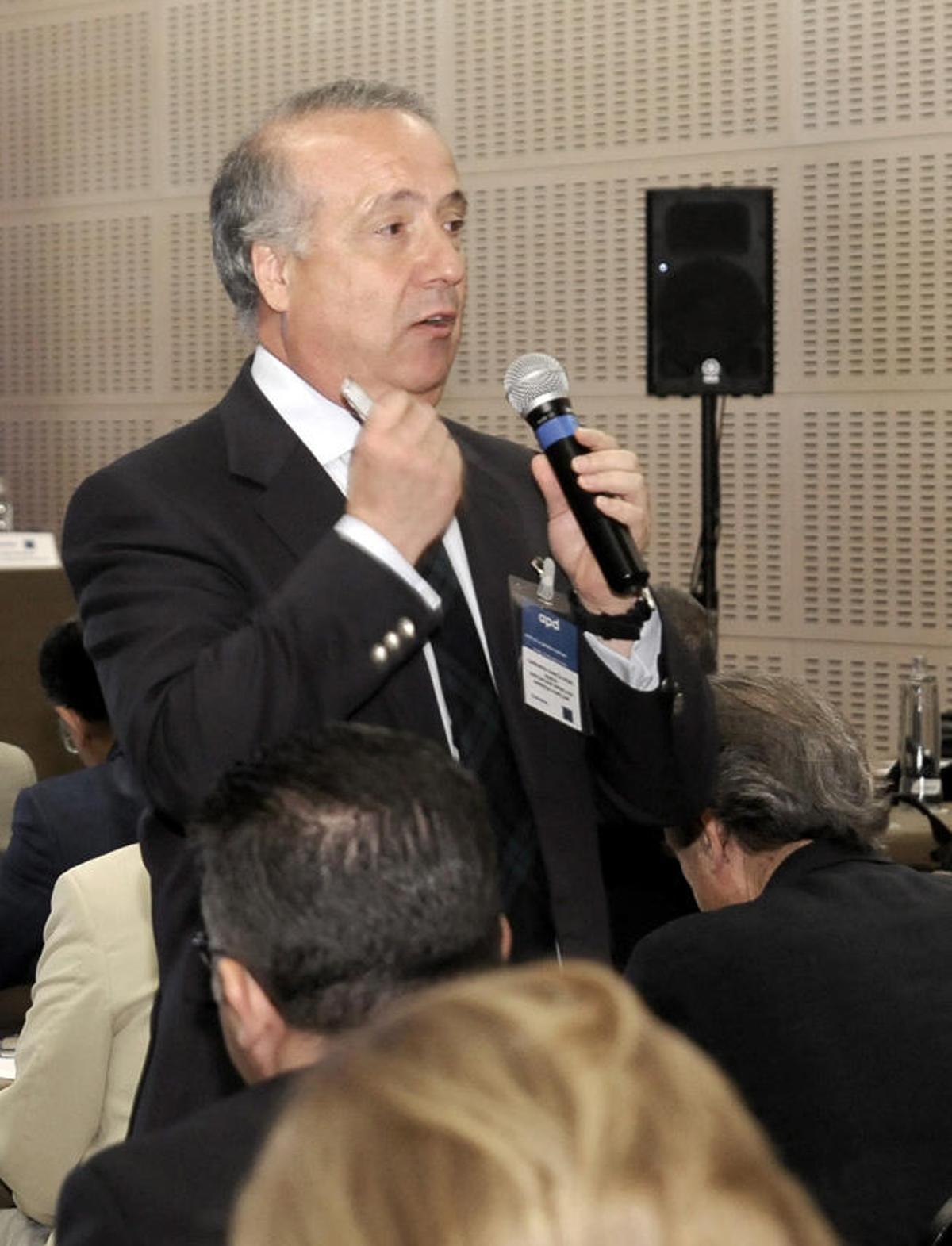 Mario Carranza, director de la AAEF, ayer en las jornadas celebradas en Málaga.