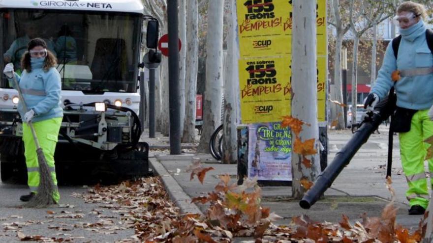 Girona intensificarà les neteges amb aigua arreu de la ciutat