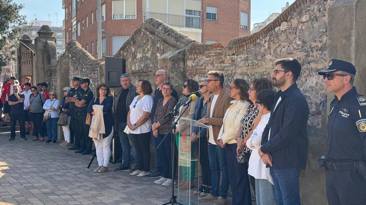 Acto de homenaje a las víctimas de la dana realizado en Sueca.