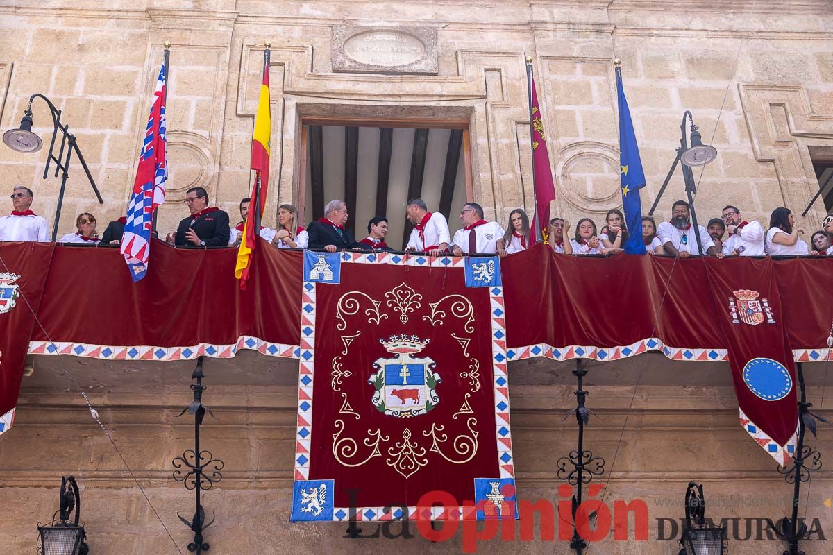 Moros y Cristianos en la mañana del dos de mayo en Caravaca