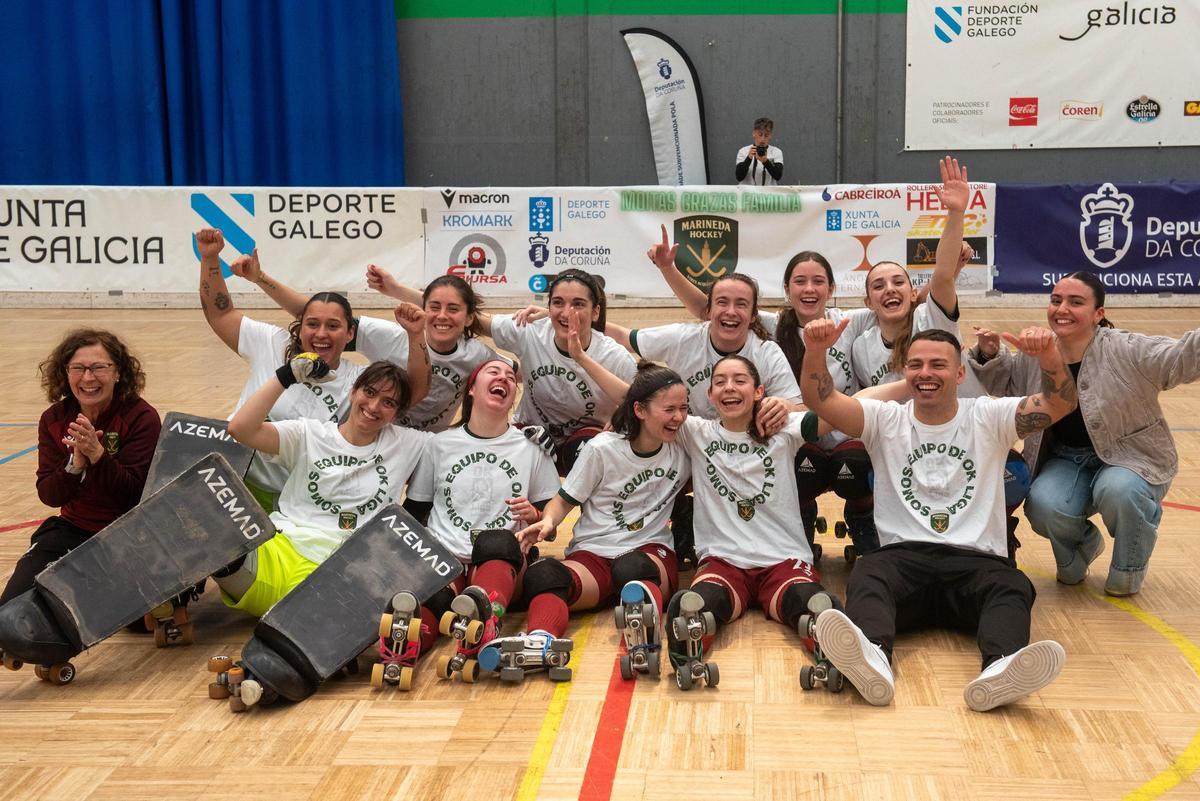 El Marineda Hockey asciende a la OK Liga con honores
