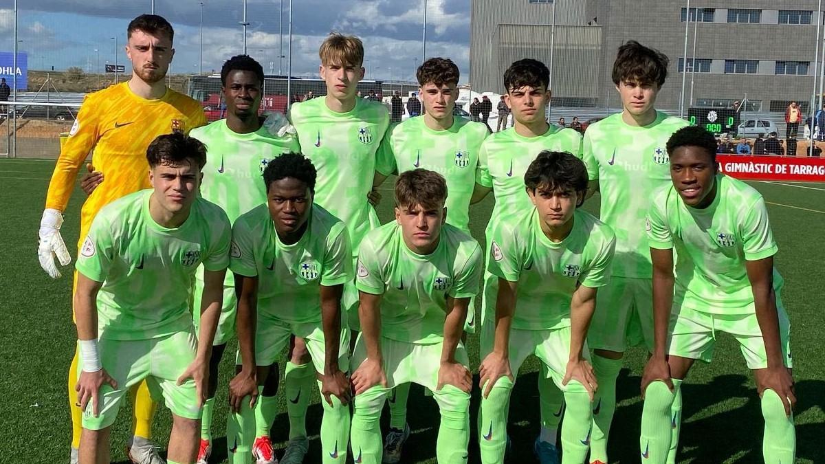 Esta fue la alineación del Juvenil A en Tarragona