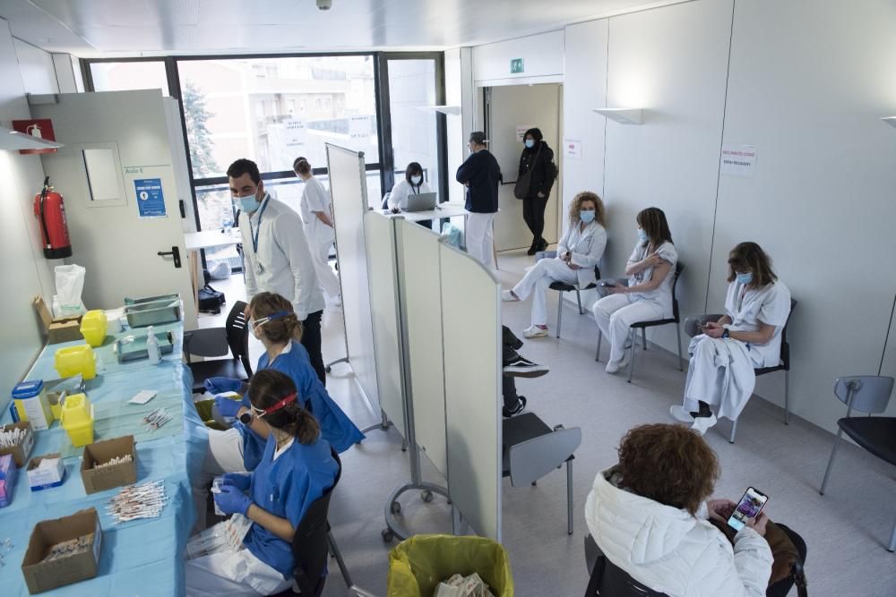 Vacunació a l'Hospital Sant Joan de Déu