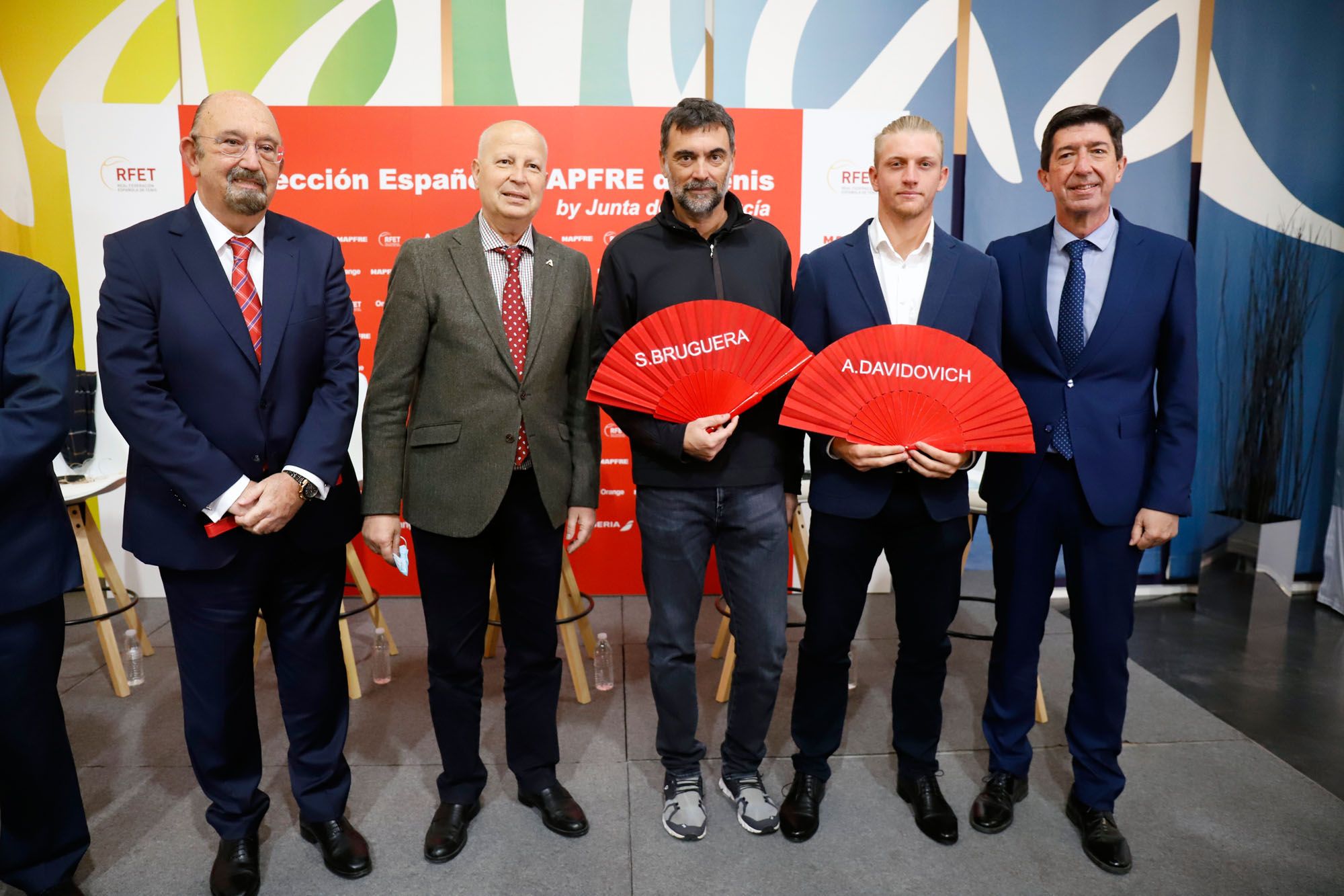 Presentación de la eliminatoria España-Rumanía de la Copa Davis que se jugará en Marbella.