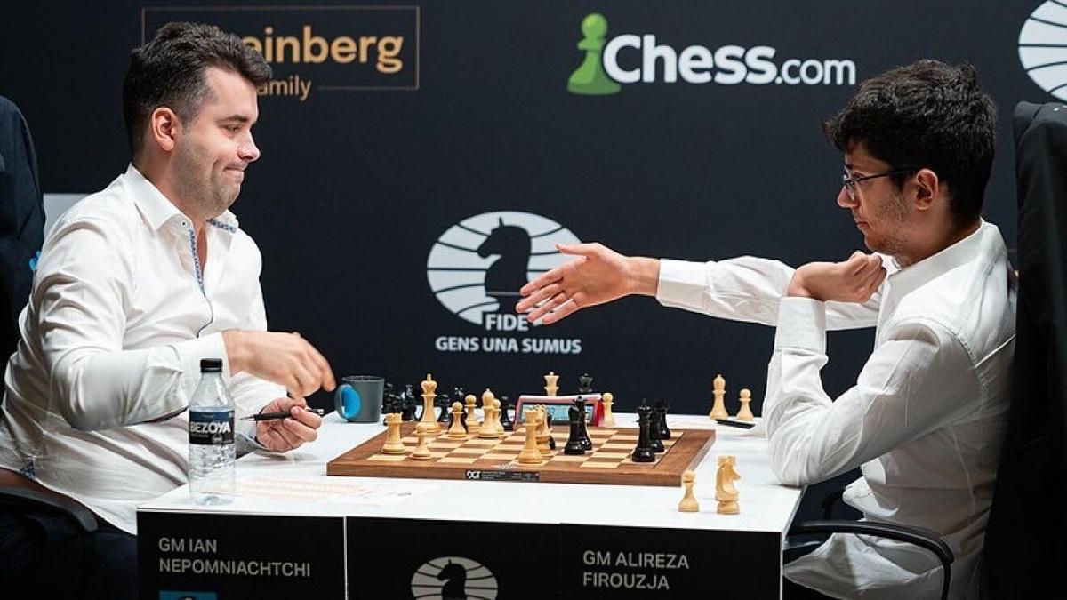 'Nepo' en una partida ante Firouzja