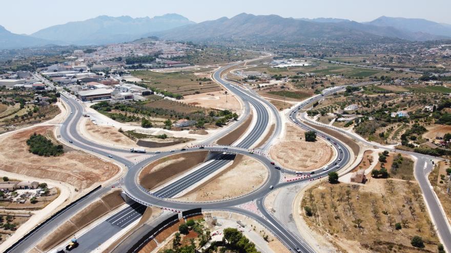 La variante de Benissa mejora la comunicación viaria en la Marina Alta tras más de diez años de obras