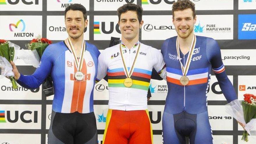 Alfonso Cabello irá en la velocidad por equipos a por su segunda medalla en el Mundial