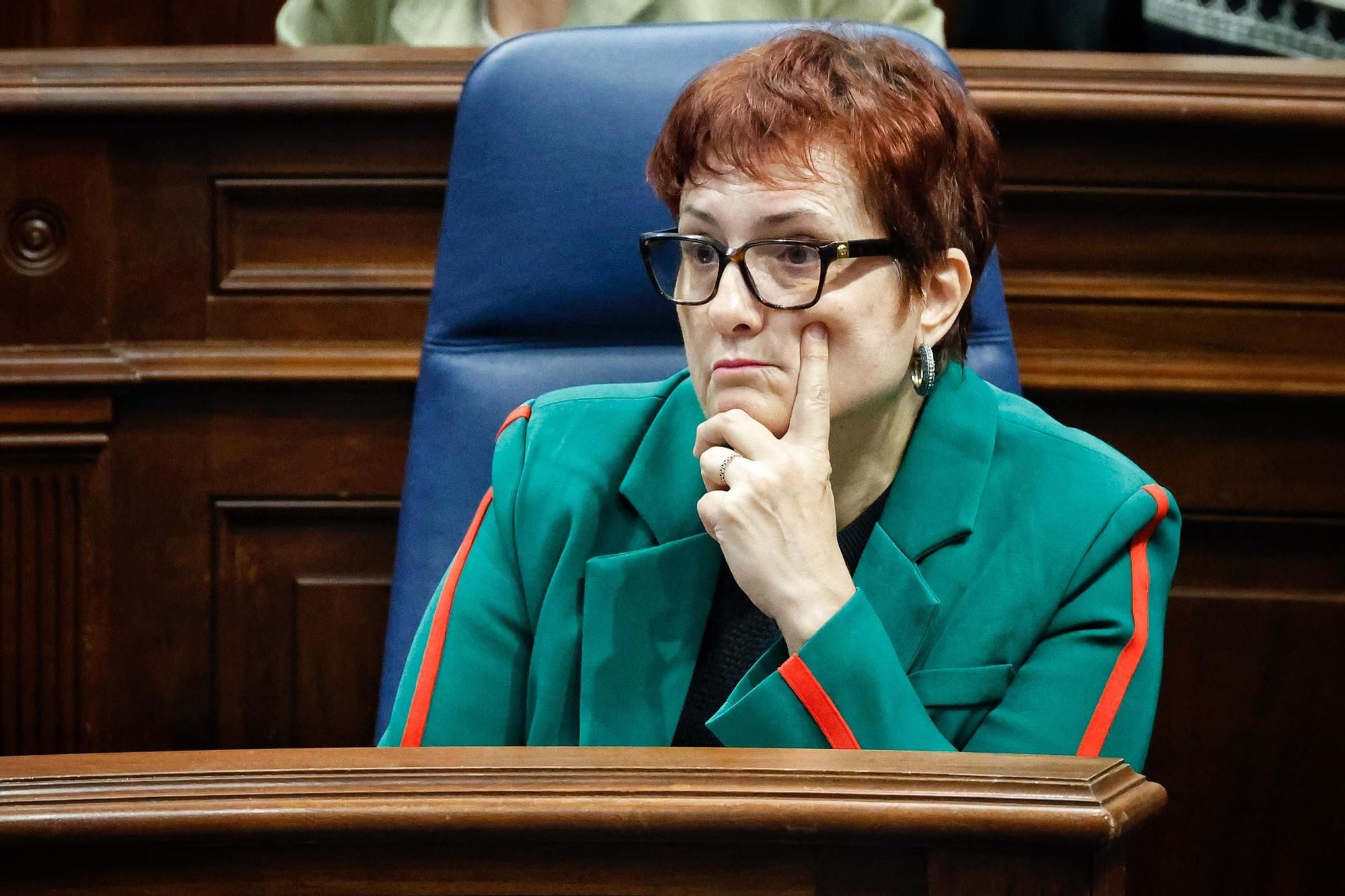 Pleno del Parlamento de Canarias, este miércoles